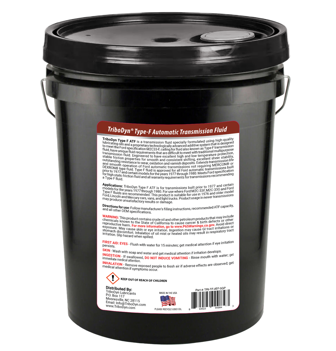 Type F ATF Transmission Fluid | Tribodyn Automatic Fluid
