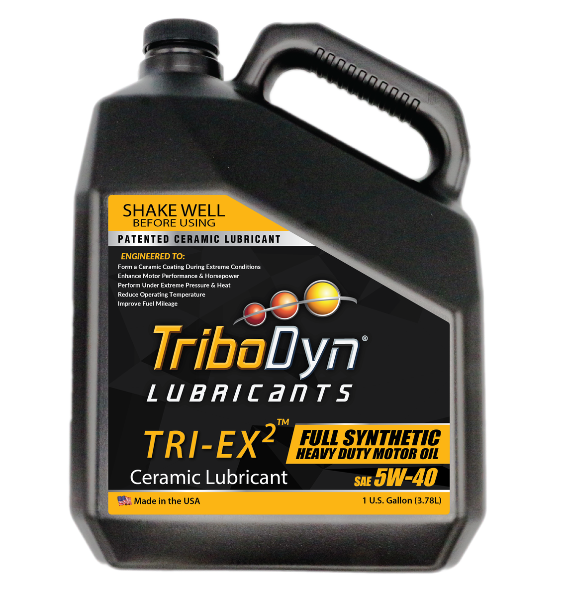 TRI-EX2 5W-40 Full Synthetic Heavy-Duty Motor Oil – TriboDyn