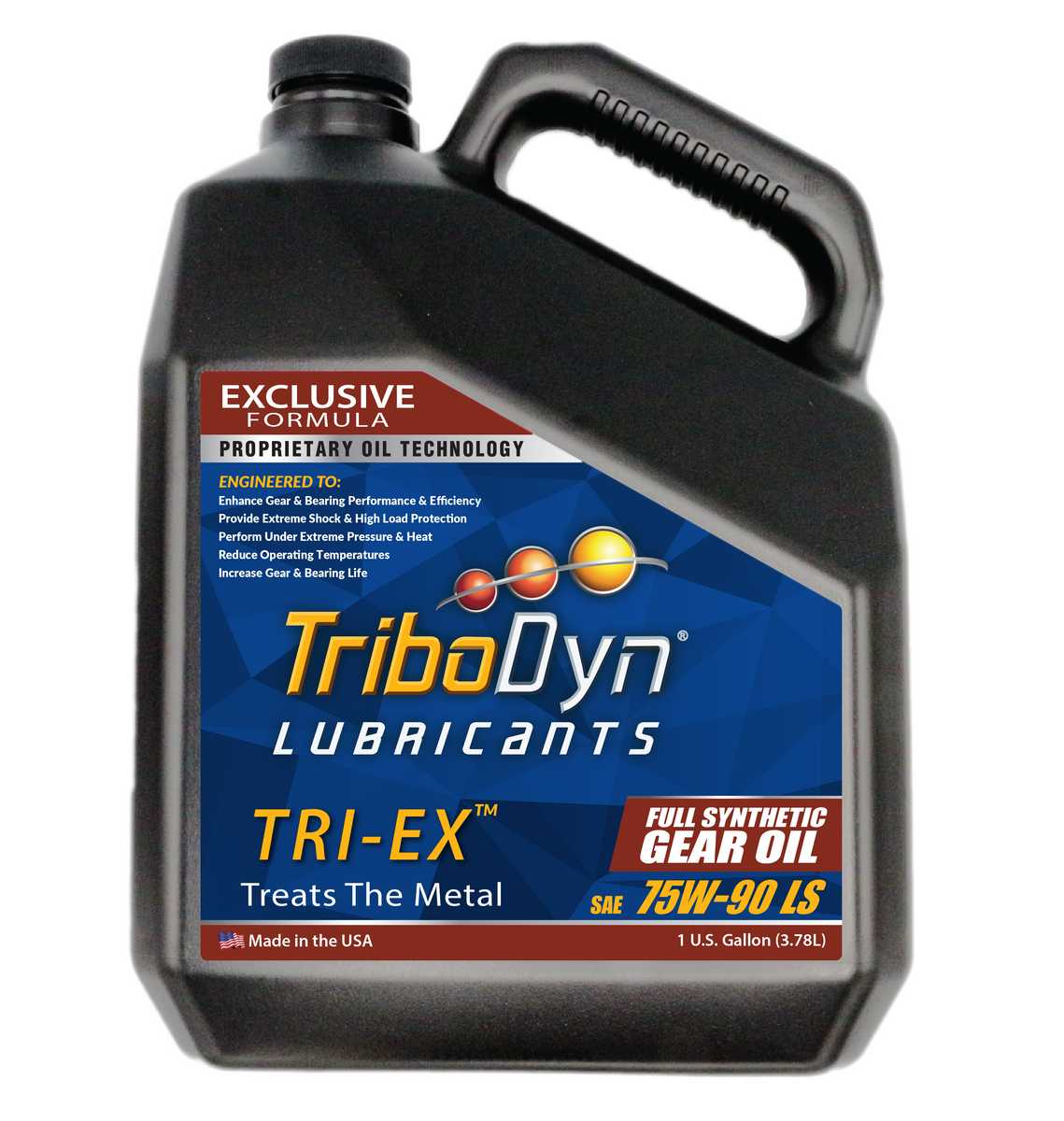 gear oil formulation TRI-EX 75W-90 Limited Slip Fully Synthetic Gear Oil