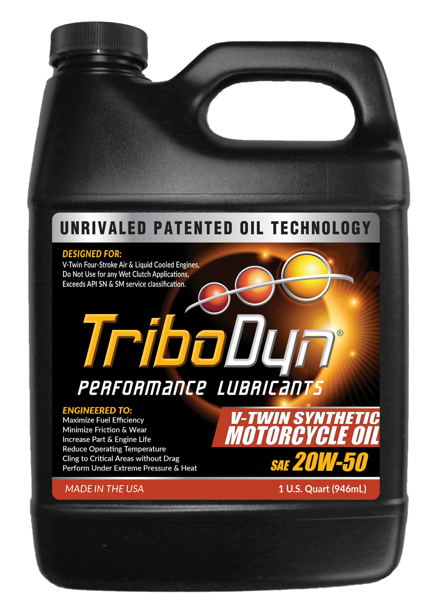 20W-50 V-Twin Synthetic Motorcycle Oil