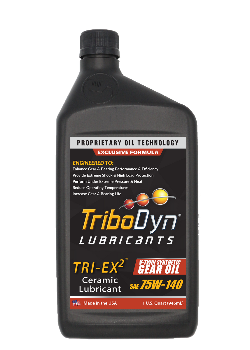 TRI-EX2 75W-140 V-Twin Synthetic Gear Oil – TriboDyn® Lubricants