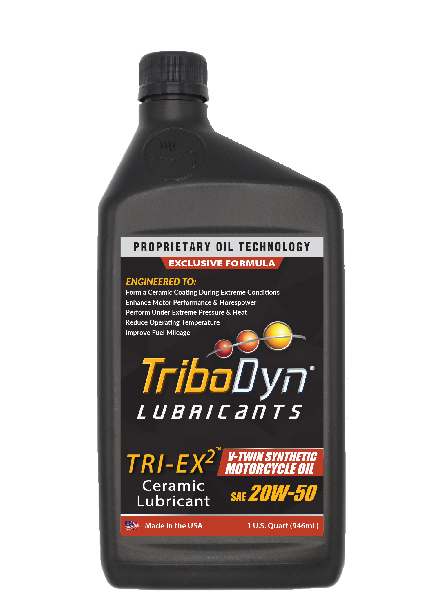 TRI-EX2 20W-50 V-Twin Synthetic Motorcycle Oil