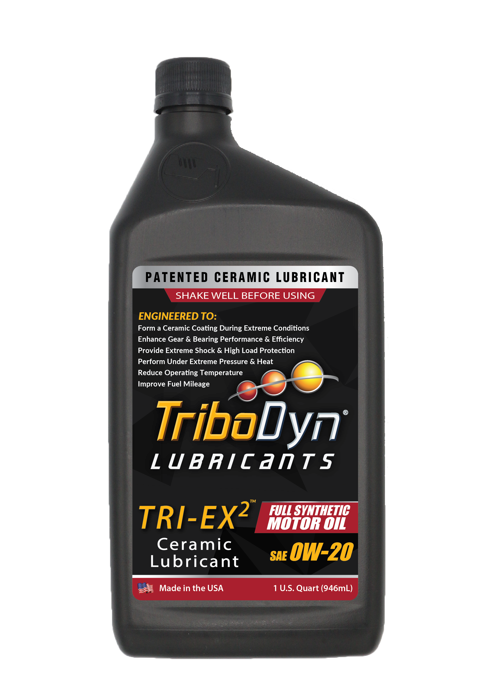 TRI-EX2 0W-20 Full Synthetic Motor Oil (DEXOS) – TriboDyn® Lubricants